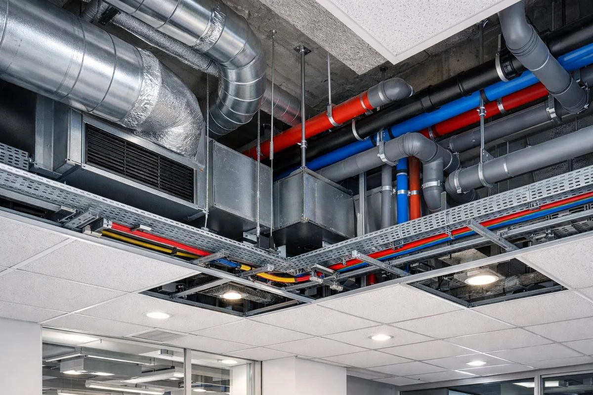 Reference image of coordinated mechanical and electrical building services