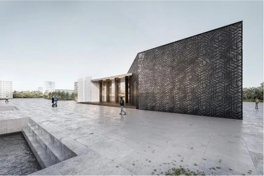 Building and courtyard visualisation